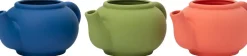 Intratuin bloempot Jody theepot terracotta 26 x 19 x 12 cm
