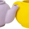 Intratuin bloempot Jody theepot geel 26 x 19 x 12 cm