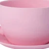 Intratuin bloempot Jody theekop roze 23 x 19 x 12 cm