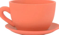 Intratuin bloempot Jody theekop terracotta 23 x 19 x 12 cm