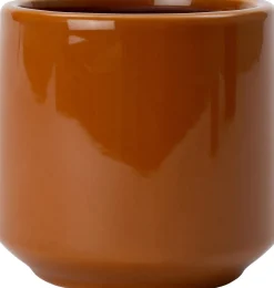 Intratuin bloempot Jolie oranje / bruin D 8 H 8 cm
