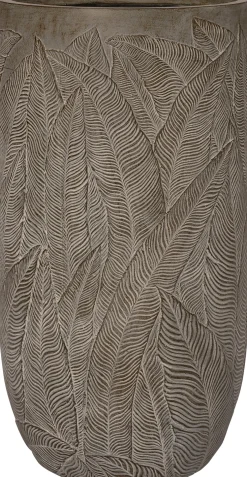 Intratuin bloempot Joris grijs D 34 H 64 cm