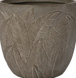 Intratuin bloempot Joris grijs D 44,5 H 43,5 cm