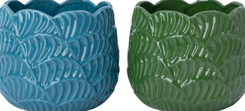 Intratuin bloempot Josip blauw D 8 H 6,5 cm