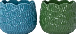 Intratuin bloempot Josip blauw D 12 H 9,5 cm