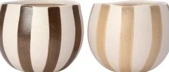 Intratuin bloempot Jude beige D 16,7 H 13,8 cm