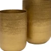 Intratuin bloempot Juul goud D 15 H 22 cm