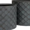 Intratuin bloempot Karin grijs D 43,5 H 32,5 cm