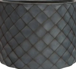 Intratuin bloempot Karin grijs D 43,5 H 32,5 cm