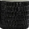 Intratuin bloempot Kenzi zwart D 18 H 16 cm