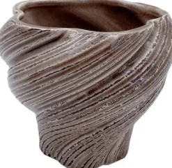 Intratuin bloempot Kera bruin D 11 H 9,8 cm