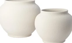 Intratuin bloempot Kiara wit D 48 H 38 cm