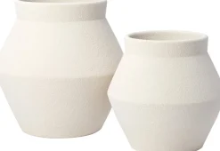 Intratuin bloempot Kiara wit D 24 H 24 cm