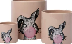 Intratuin bloempot Konijn roze D 9 H 8 cm
