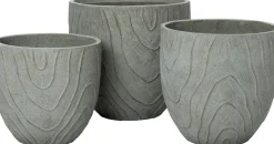 Intratuin bloempot Kos grijs D 34 H 32 cm