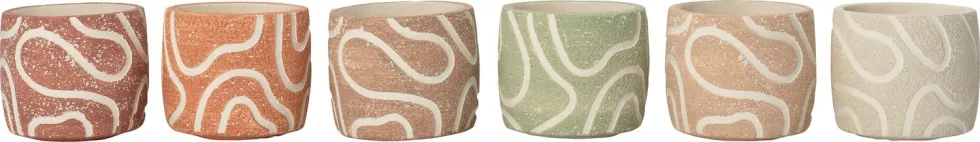 Intratuin bloempot Kyo bruin D 14,5 H 13 cm