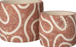 Intratuin bloempot Kyo terracotta D 14,5 H 13 cm