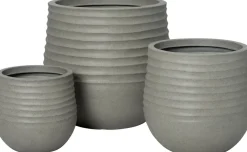 Intratuin bloempot Lars grijs D 30 H 28 cm