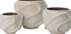 Intratuin bloempot Leni wit D 14 H 11,5 cm
