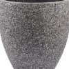 Intratuin bloempot Leo grijs D 26 H 26 cm