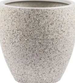 Intratuin bloempot Leo lichtgrijs D 44 H 44 cm