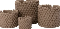 Intratuin bloempot Lian bruin D 16,5 H 14 cm