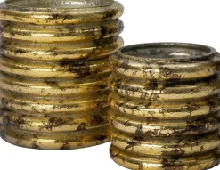 Intratuin bloempot Lies goud D 12 H 12 cm
