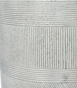 Intratuin bloempot Lijnen wit D 43 H 78 cm