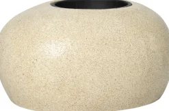 Intratuin bloempot Linda beige 59 x 50 x 30 cm