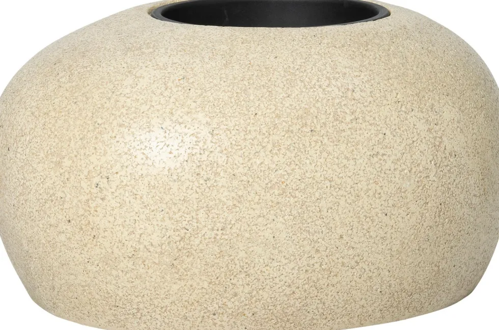 Intratuin bloempot Linda beige 59 x 50 x 30 cm