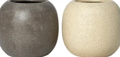 Intratuin bloempot Linda beige D 34 H 26 cm
