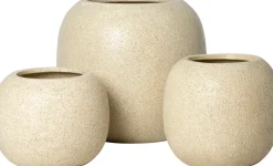 Intratuin bloempot Linda beige D 34 H 30 cm