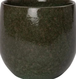 Intratuin bloempot Lino groen D 18 H 16 cm