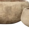Intratuin bloempot Lisa beige D 22 H 12 cm