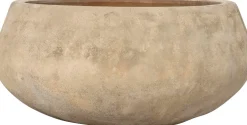 Intratuin bloempot Lisa beige D 40 H 19 cm