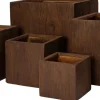 Intratuin bloempot Lisse bruin 24 x 24 x 23 cm