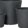 Intratuin bloempot Liv donkergrijs D 34 H 32 cm