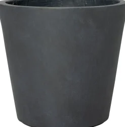 Intratuin bloempot Liv donkergrijs D 34 H 32 cm