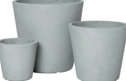 Intratuin bloempot Liv lichtgrijs D 18 H 17 cm