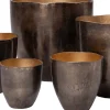 Intratuin bloempot Lize koper / blauw D 16 H 16 cm