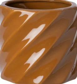 Intratuin bloempot Loren bruin D 12 H 11 cm