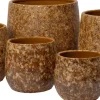 Intratuin bloempot Lotje bruin D 18 H 16 cm