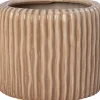 Intratuin bloempot Louva beige D 14 H 12 cm