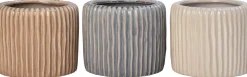 Intratuin bloempot Louva crème D 19 H 15 cm