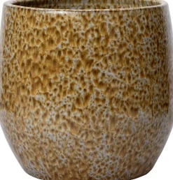 Intratuin bloempot Lulu geel D 16 H 14 cm