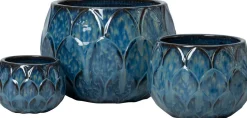 Intratuin bloempot Mae blauw D 18 H 13 cm