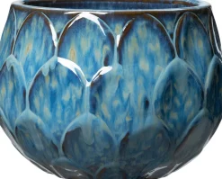 Intratuin bloempot Mae blauw D 37 H 26 cm