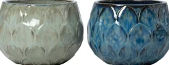 Intratuin bloempot Mae blauw D 37 H 26 cm