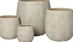 Intratuin bloempot Mandy bruin D 33 H 33 cm