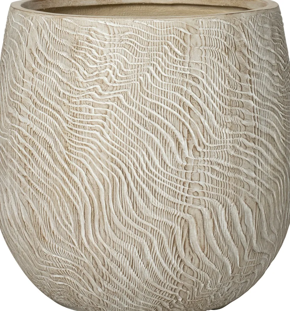 Intratuin bloempot Mandy bruin D 33 H 33 cm
